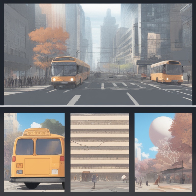 颠簸的公交车,颠簸的公交车，一段摇曳在都市中的生活交响曲